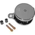 Picture of HIGH-PERFORMANCE AIR CLEANER ASSEMBLIES, Smooth, chrome, FOR 91-06 XL MODELS W, CV CARB, PART# 1010-0696