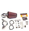 Picture of Forcewinder Dominator Air Intake Kit w/XR Filter for 86-UP XL Sportster, w/Mikuni 42/45/48 Carbs, Polished, PART# 5013-225PS