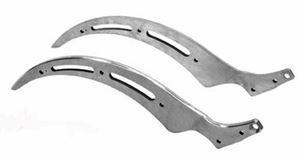 Picture of DISCONTINUED - Custom Curved Fender Struts w/Slots, fits 7.5" Fender - Raw - Part# KT50018