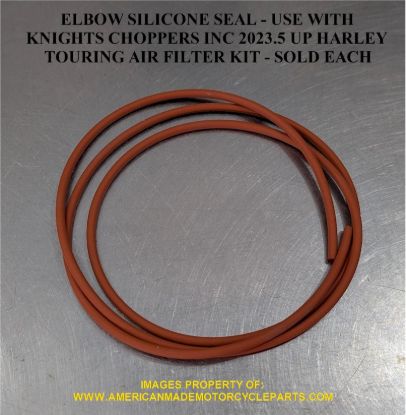 Picture of HIGH TEMPERATURE SILICONE SEAL - ELBOW TO CARBON FIBER TB SUPPORT FITS KNIGHTS CHOPPERS 2023.5 UP TOURING HARLEY AIR CLEANER KITS